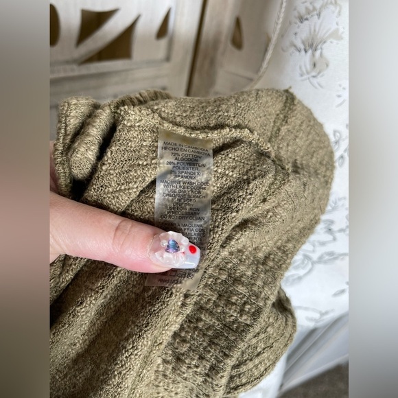 TWO by Vince Camuto Sweater Size Large Green Top Women’s - Picture 4 of 5